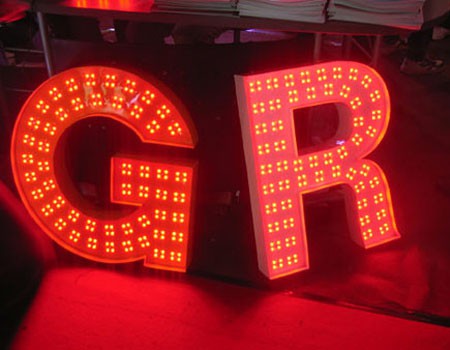 LED外露發光字制作